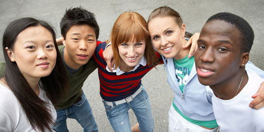 Group of Happy Teens