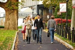 Students walking to class - Substance Abuse