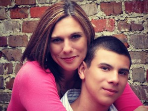 A mother with her son dealing with Prescription Drug Abuse