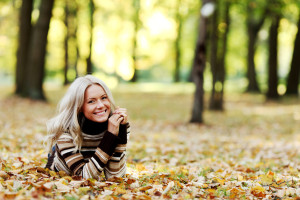 autumn woman