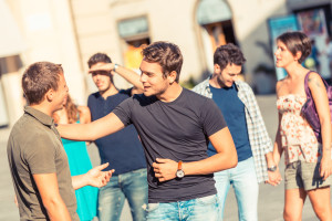 Friends Meeting in City Square