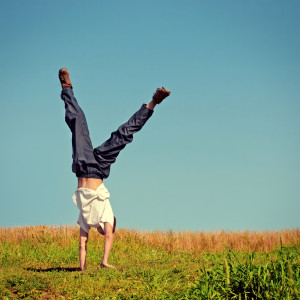 Somersault on the Grass