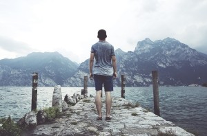 guy on dock