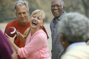 Group of adult multi-ethnic friends