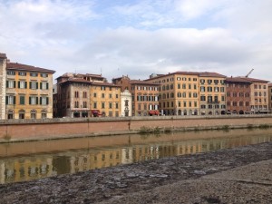 Pisa Italy City River Autumn Toscany Cities