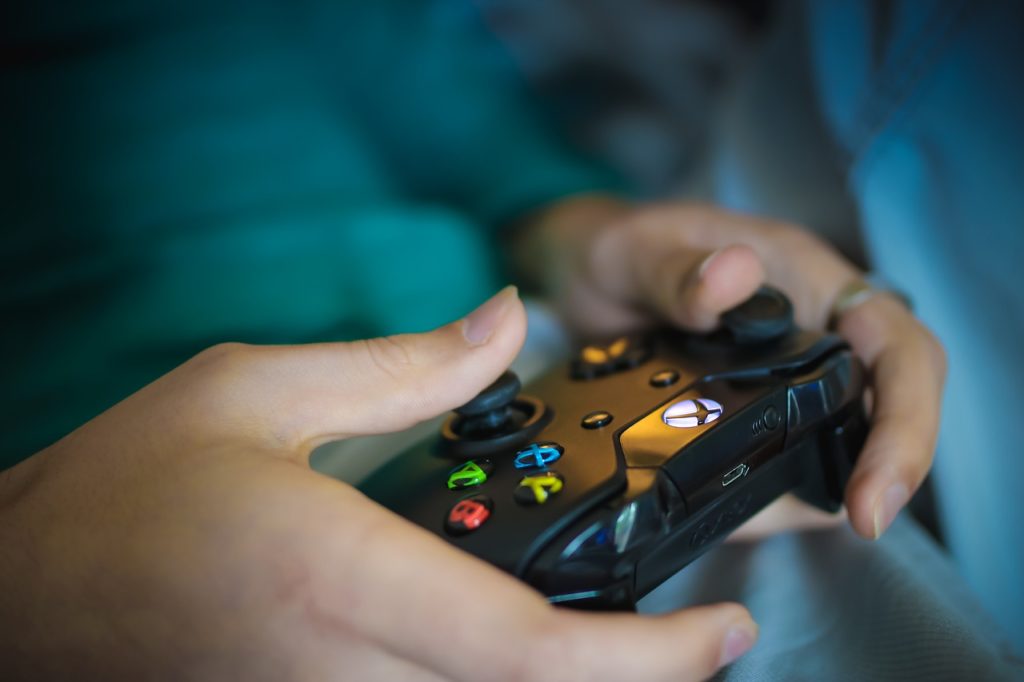 Video game controller used in Internet Gaming Disorder