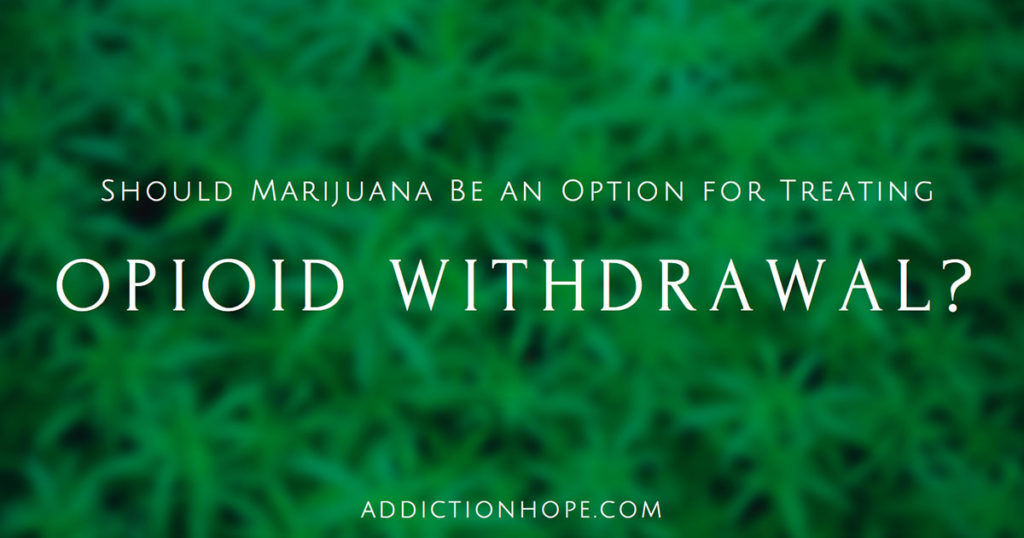 Marijuana For Opioid Withdrawls