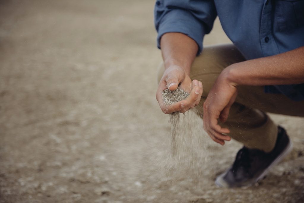 Man on beach in addiction recovery