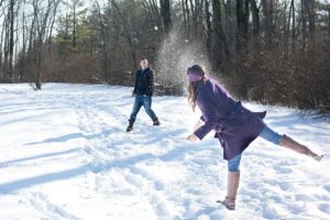 Holiday fun in the snow