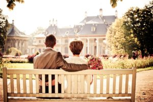 Couple sitting on a bench Rebuilding a Marriage that has been Affected by Sexual Addiction