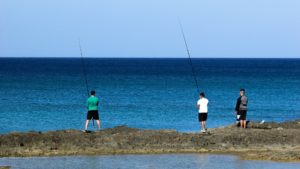 Fishing with family