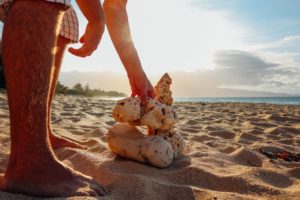 Man in sand