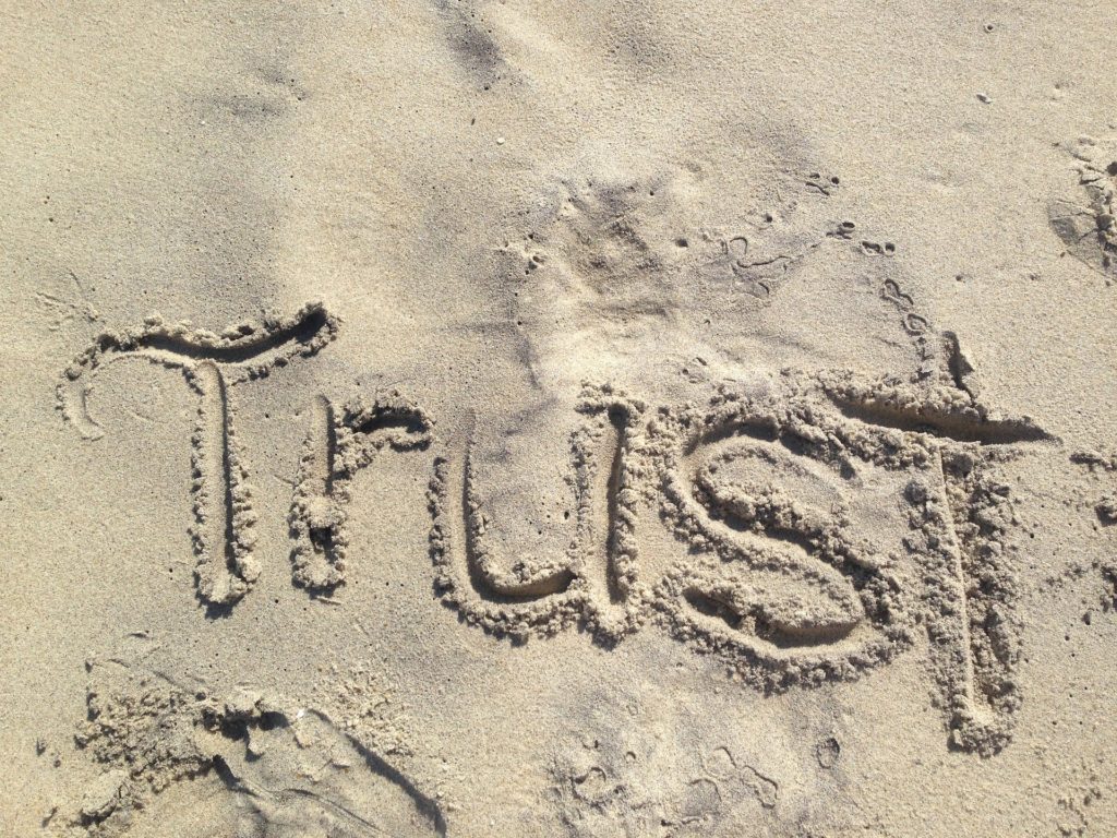 Trust in the sand