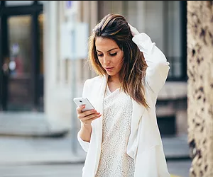 Woman on Phone