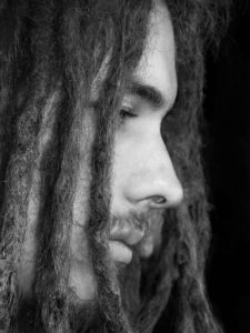 Man with dread locks