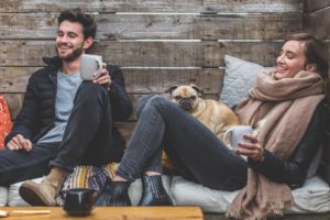 Friends Drinking Coffee