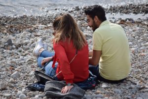 Couple on beach