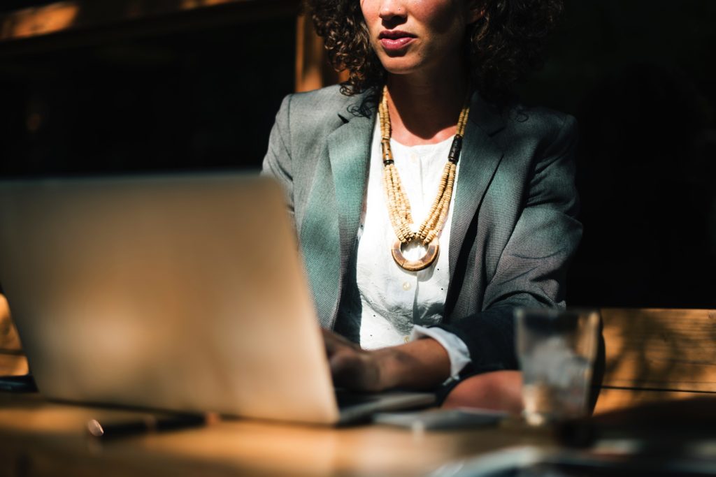 Woman researching how to Improve Pain Management