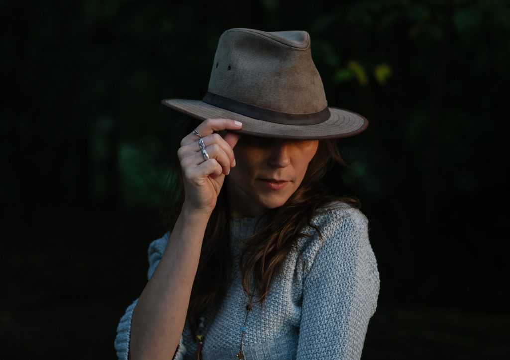 Woman in hat