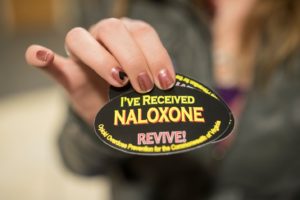 Naltrexone badge for Naloxone Diversion