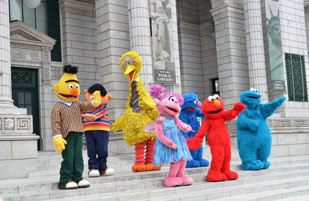 Sesame Street Characters - Bert, Ernie, Cookie Monster, Big Bird, Elmo, Grover, and Abby Cadabby